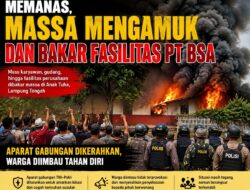 Aparat Gabungan Dikerahkan, Warga Diimbau Tahan Diri ,Lampung Tengah Memanas