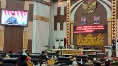 Bupati Riyanto Pamungkas Hadiri Rapat Paripurna Istimewa DPRD Mendengarkan Pidato Kenegaraan Presiden RI