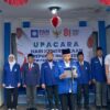 Dewan Pimpinan Wilayah (DPW) Partai Amanat Nasional (PAN) Provinsi Lampung menggelar upacara bendera memperingati Hari Ulang Tahun (HUT) ke-81