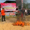 Tindaklanjuti SE Bupati Pringsewu, Destana Kresnomulyo Barat Gelar Pelatihan Penanganan Karhutla