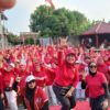 Semarak peringatan HUT ke-81 RI, Sri Ningsih Gelar senam  SICITA