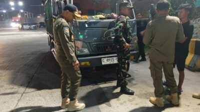 Jaga Pasokan Pangan, Satpol PP Provinsi Lampung dan Satgas TNI Pantau Pengiriman Gabah di Bakauheni