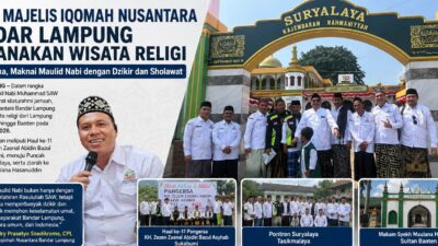Majelis Iqomah Nusantara Bandar Lampung Gelar Touring Religi ketiga