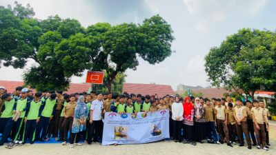 190 Pelajar SMP 3 Natar,Tegaskan Perangi Narkoba