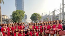 Mighul Lappung Utaro ikut berpartisipasi di Rangkaian acara Lampung Tapis Karnaval yBandar Lampung,
