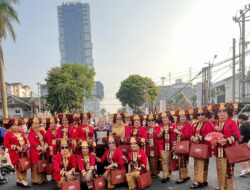 Mighul Lappung Utaro ikut berpartisipasi di Rangkaian acara Lampung Tapis Karnaval yBandar Lampung,
