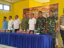 Danlanudad Gatot Soebroto Puspenerbad Way Kanan hadiri Penyuluhan Pencegahan Karhutla Tim Mabes TNI di Way Tuba