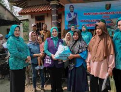 Ketua PKK Purnama Provinsi Wulan Sari Mirza, mencanangkan Program Desa TAPIS Lampung Maju indonesia Emas