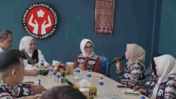 Ketua Dekranasda Propinsi lampung Purnama Wulan Sari Mirza menerima Audiensi dari APPMI