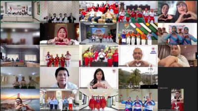 Yayasan Jantung Indonesia Provinsi Lampung Ikuti Ajang Lomba Senam Online Tingkat Nasional secara Virtual