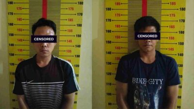 Polres Pringsewu Tangkap  Dua Terduga Pengedar Jenis Sabu,