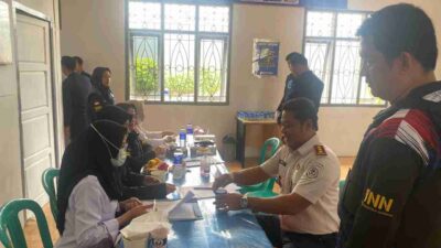 Sinergi bersama Polres, Kodim dan BNNK, Lapas Way Kanan Lakukan Razia Warga Binaan dam Petugas