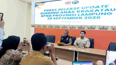 Status Aktivitas Terkini Gunung Anak Krakatau  Menurun Jadi Waspada