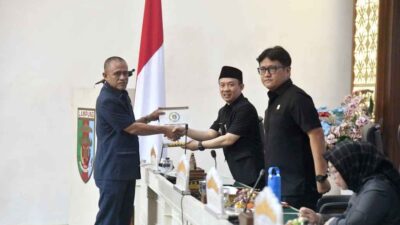 Sekdaprov Lampung, Marindo Kurniawa Hadiri Rapat Paripurna DPRD Penyusunan 28 Raperda 2027