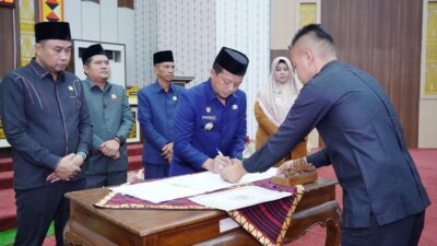 Nota Kesepakatan Perubahan KUA-PPAS Kabupaten Pringsewu Tahun 2026 Ditandatangani