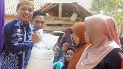 Pekon Pamenang Bagikan 694 Bantuan Pangan Dari Pemerintah Untuk Periode Juni- Agustus