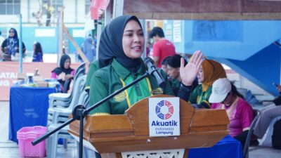 Ketua PKK Purnama Wulan Sari Mirza Buka Lampung Fun Swimming Festival 2026