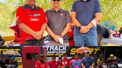 Ketua KONI Way Kanan Lepas Final Race Event Grasstrack Lembah Kencana 2026