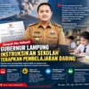 Dampak Abu Vulkanik Anak Krakatau, Gubernur Lampung Instruksikan Sekolah Terapkan Pembelajaran Daring