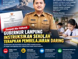 Dampak Abu Vulkanik Anak Krakatau, Gubernur Lampung Instruksikan Sekolah Terapkan Pembelajaran Daring