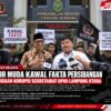 ABR MUDA KAWAL FAKTA PERSIDANGAN DUGAAN KORUPSI SEKRETARIAT DPRD LAMPUNG UTARA