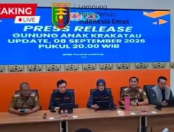 Besok Sekolah di Lampung Tetap Daring , Gunung Anak Krakatau Kembali Erupsi, Ada Potensi Hujan Abu