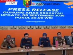 Abu Vulkanik Mengarah ke Lampung, Pemprov Perpanjang KBM Daring