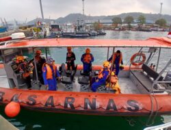 *Polda Lampung Perkuat Pencarian 5 Wartawan dan 3 Kru Kapal yang Hilang Kontak di Selat Sunda*