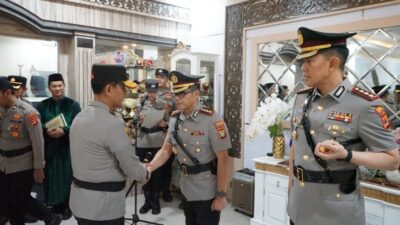 Jabatan Kapolresta Diserahkan Terima kan Dalam waktu Satu Bulan Di Pimpin Kapolda Lampung