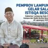 Gubernur Lampung Ajak ASN.Kampus dan Media Berdoa Bersama dilapangan Korpri