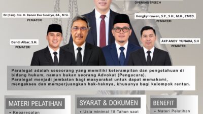 ABR Indonesia Buka Pelatihan Paralegal Angkatan ke-5, Perkuat Akses Hukum Masyarakat hingga Tingkat Akar Rumput