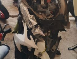 Polisi Identifikasi Korban Laka Tunggal di Depan Ramayana Bandar Lampung*