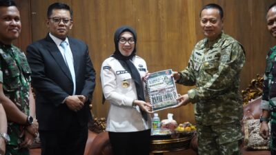 Tim Karhutla Mabes TNI Bayu Trikuncoro Pimpin Kunjungan Keja Ke Kabupaten Way Kanan