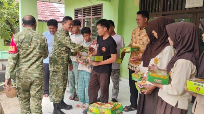 Sinergi antara TNI dan masyarakat kembali ditunjukkan oleh jajaran Koramil 410-04/TKT.