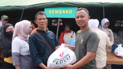 Sambut HUT ke-81 TNI, Kodim 0410/KBL Gelar Bakti Kesehatan Terpadu di Lapangan Saburai