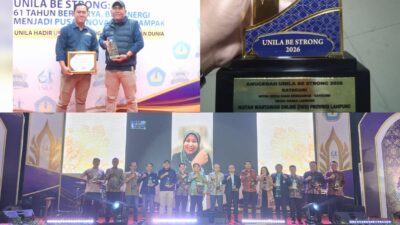 IWO Lampung Raih Penghargaan Anugerah Unila Be Strong 2026