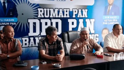 Laporan GS, Di Polda Lampung sudah Dicabut, DPD PAN Tegaskan Isu kader Selesai secara Hukum