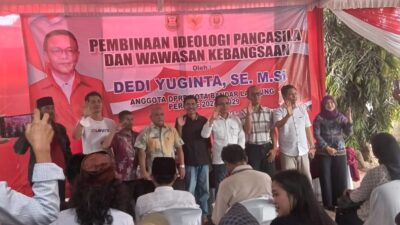 Dedi Yuginta Ajak Warga Jaga Lingkungan Saat Sosialisasi Pembinaan Ideologi Pancasila Kebangsaan. (PIP)