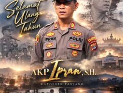 Selamat ulang tahun kepada AKP Ipran, S.H., Kapolsek Panjang dari jajaran Polresta Bandar Lampung