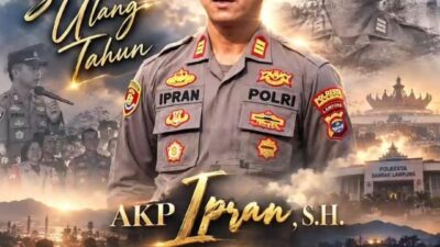 Selamat ulang tahun kepada AKP Ipran, S.H., Kapolsek Panjang dari jajaran Polresta Bandar Lampung