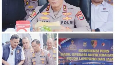 Polda Lampung Ungkap 379 Kasus Narkoba dan Sita 85,9 Kilogram Sabu