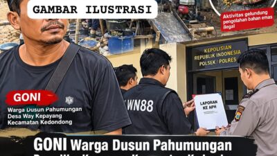     WN 88 Pesawaran Sorot Pengolahan Emas di Pahmungan Pakai Merkuri, Aparat Diminta Turun Tangan