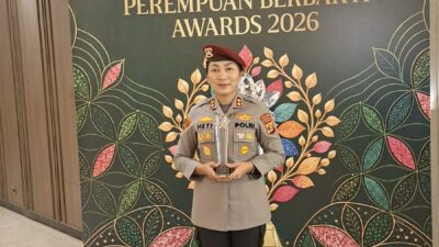Wadirreskrimum Polda Lampung, AKBP Heti Patmawati, S.H., S.I.K., M.M., berhasil terpilih sebagai salah satu kandidat dalam ajang bergengsi Perempuan Berbakti Award 2026.