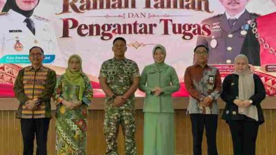 DANDIM 0427/WAY KANAN HADIRI RAMAH TANAH DAN PENGANTAR TUGAS KEJARI WAY KANAN