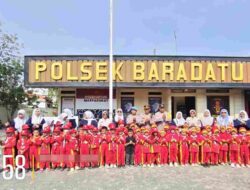 Polsek Baradatu Terima Kunjungan Siswa TK Islam Muslimin