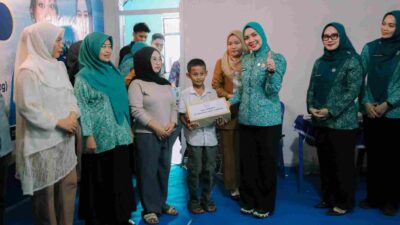 Purnama Wulan Sari Mirza  Canangkan Desa TAPIS di Serdang Tanjung Bintang Lampung Selatan