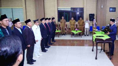 Bupati Riyanto Pamungkas  Lantik 8 Pejabat Administrator