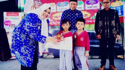 486 Peserta Anak Usia Dini Ikuti Gebyar HIMPAUDI 2026 yang Dibuka Wabup Umi laila
