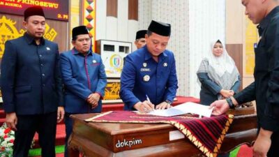 Pemkab & DPRD Pringsewu Sahkan 4 Peraturan Daerah