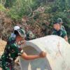 Dukung Kelancaran Pembangunan Jalan, Dan SSK Kapten Inf A. Yani Folsen Tinjau Langsung Pemasangan Gorong-Gorong